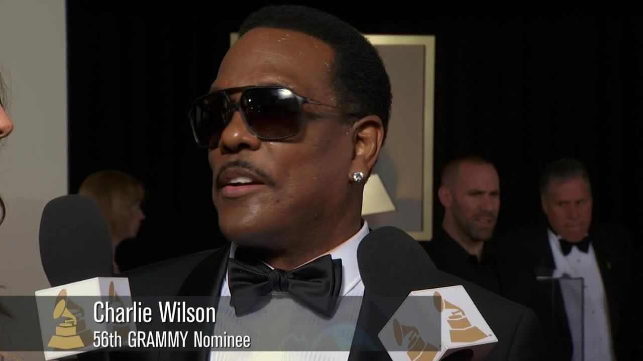 Charlie Wilson: On The 56th GRAMMY Red Carpet