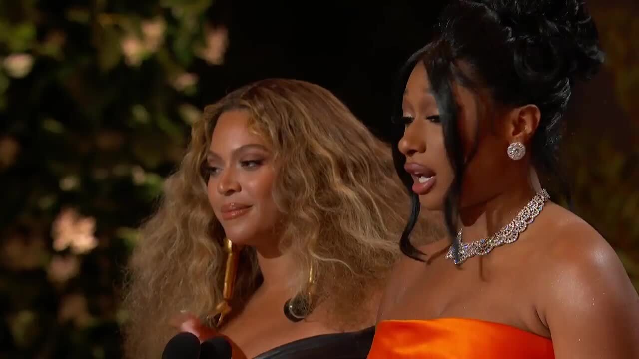 Megan Thee Stallion & Beyonce Win Best Rap Song | 2021 GRAMMY Awards Show Acceptance Speech 