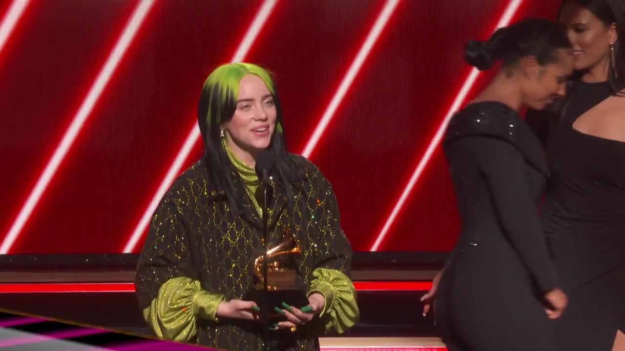 Billie Eilish Wins Best New Artist | 2020 GRAMMYs Acceptance Speech