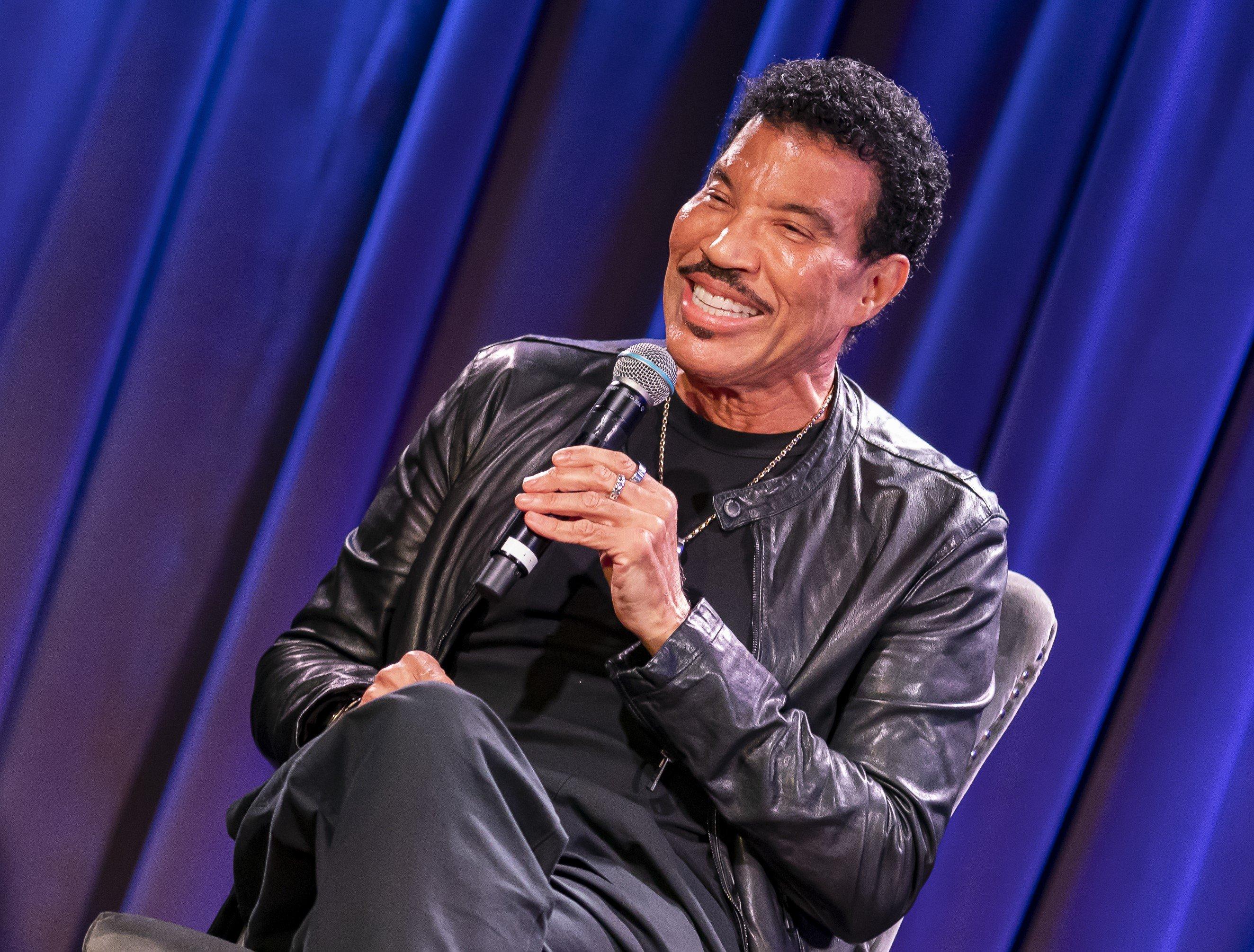 Lionel Richie speaks during Reel to Reel's "The Greatest Night in Pop" at the GRAMMY Museum